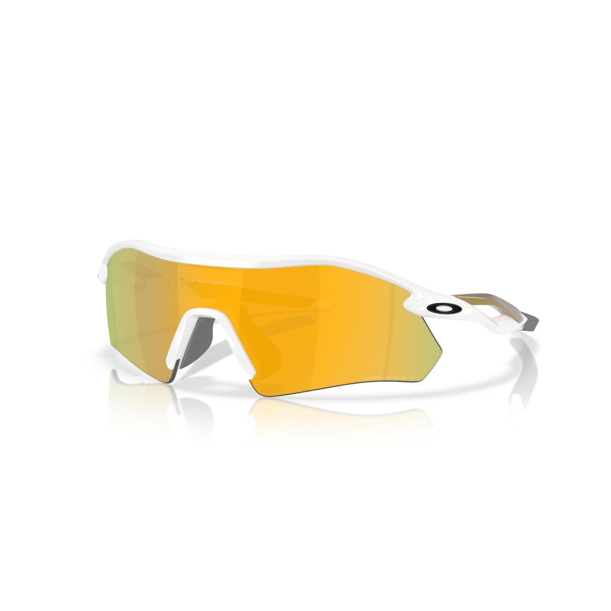Oakley Radar Plate Sunglasses - Polished White/Prizm 24K Polarized