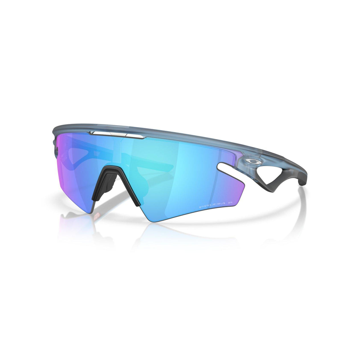 Oakley Sphaera Slash Sunglasses - Matte Transparent Stonewash/Prizm Sapphire Polarized