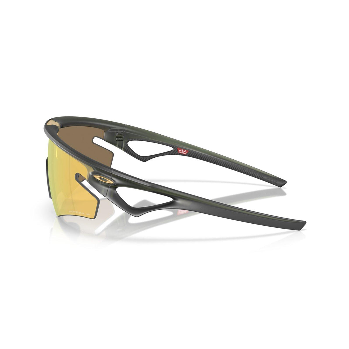 Oakley Sphaera Slash Sunglasses - Matte Olive Ink/Prizm 24K Polarized