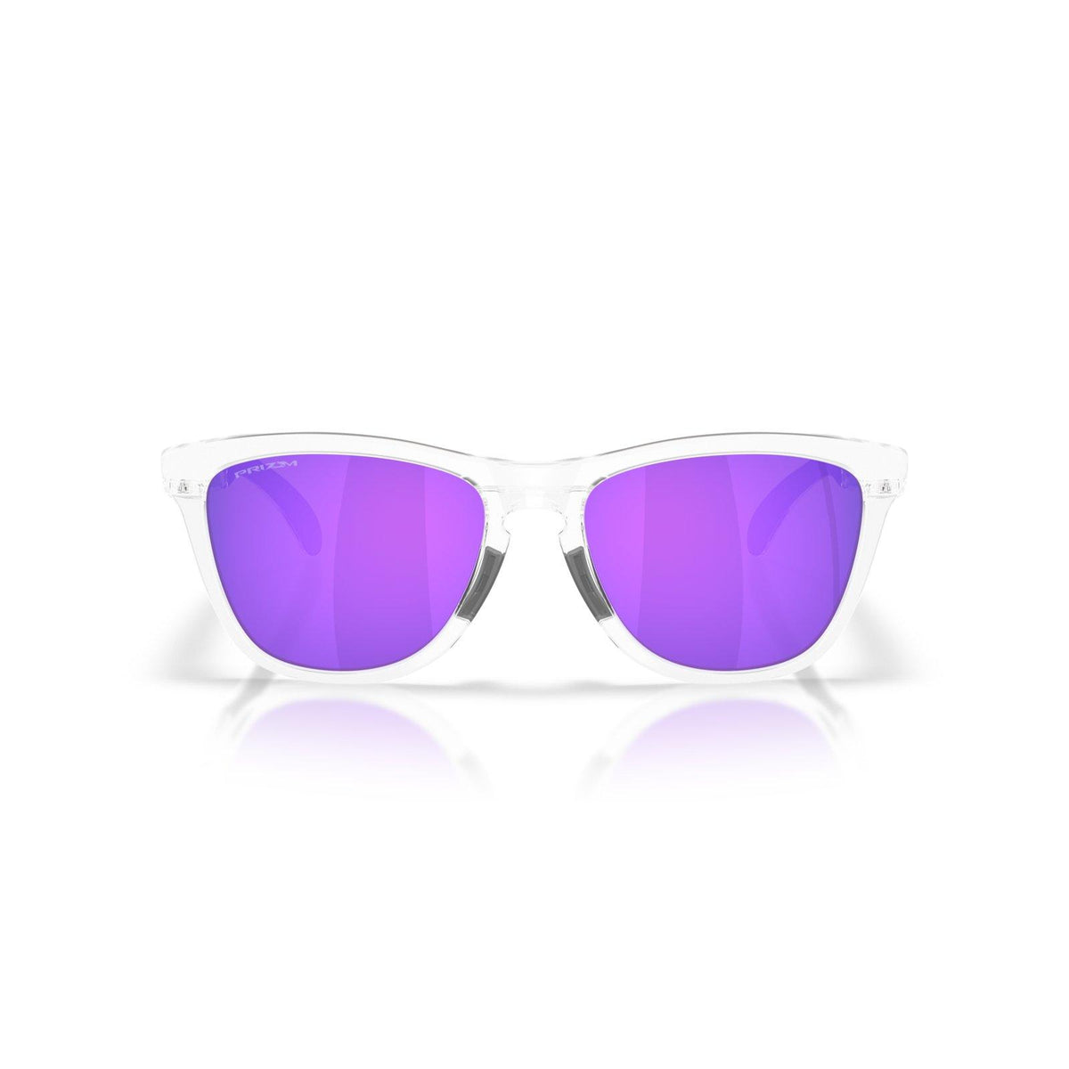 Oakley Frogskins Range XL (Low Bridge Fit) Sunglasses - Matte Clear/Prizm Violet