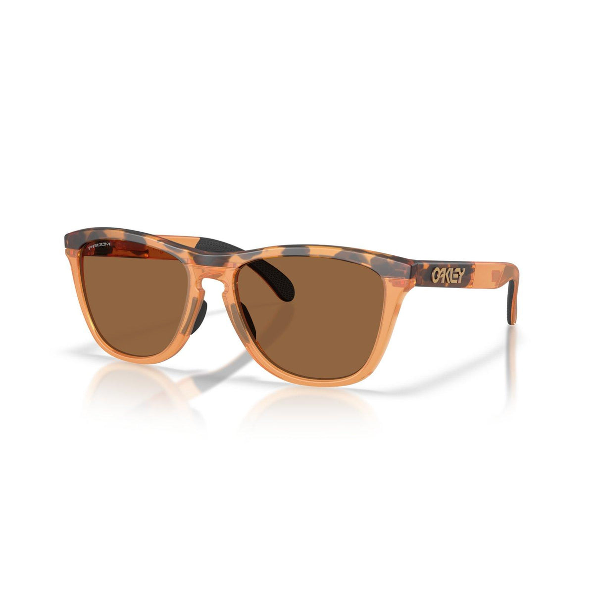 Oakley Frogskins Range XL (Low Bridge Fit) Sunglasses - Matte Tortoise Transparent Ginger/Prizm Bronze