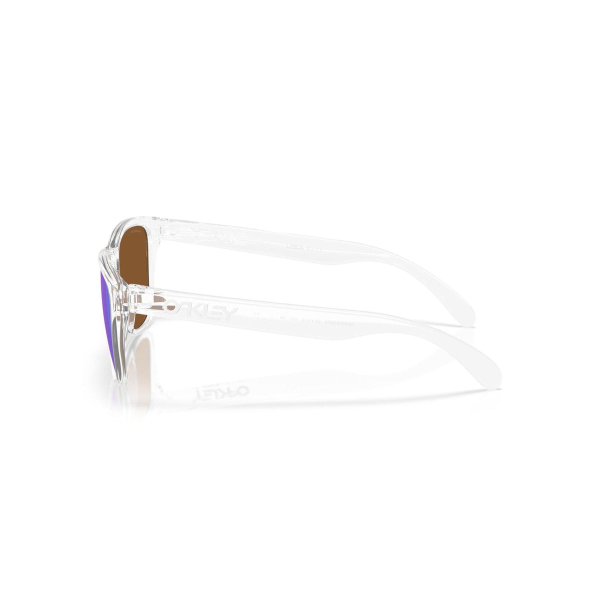 Oakley Frogskins S Sunglasses - Polished Clear/Prizm Violet