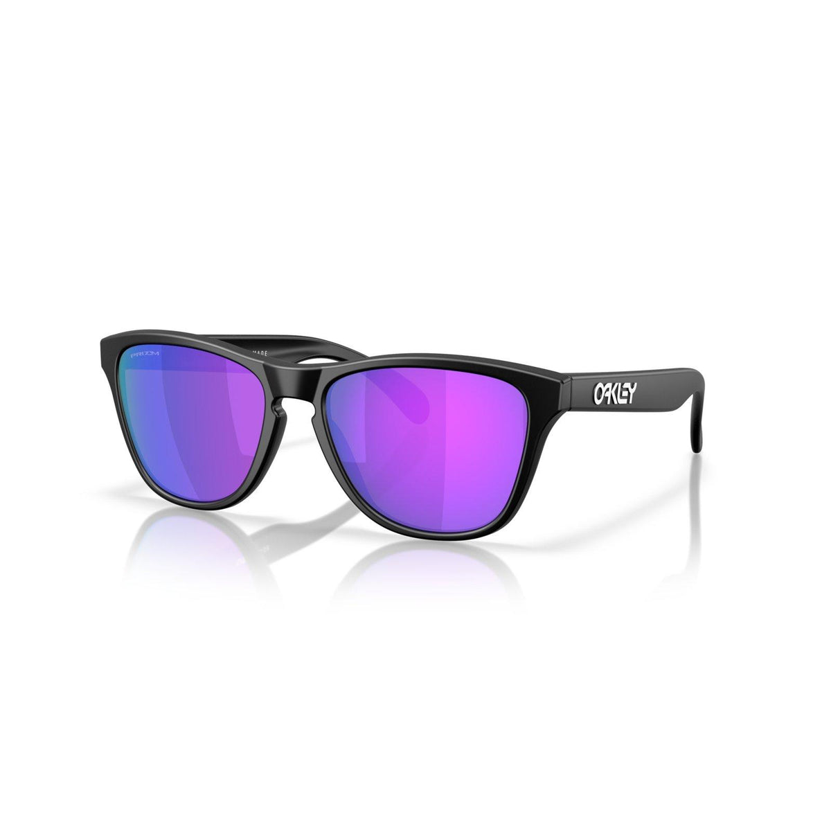 Oakley Frogskins S Sunglasses - Matte Black/Prizm Violet