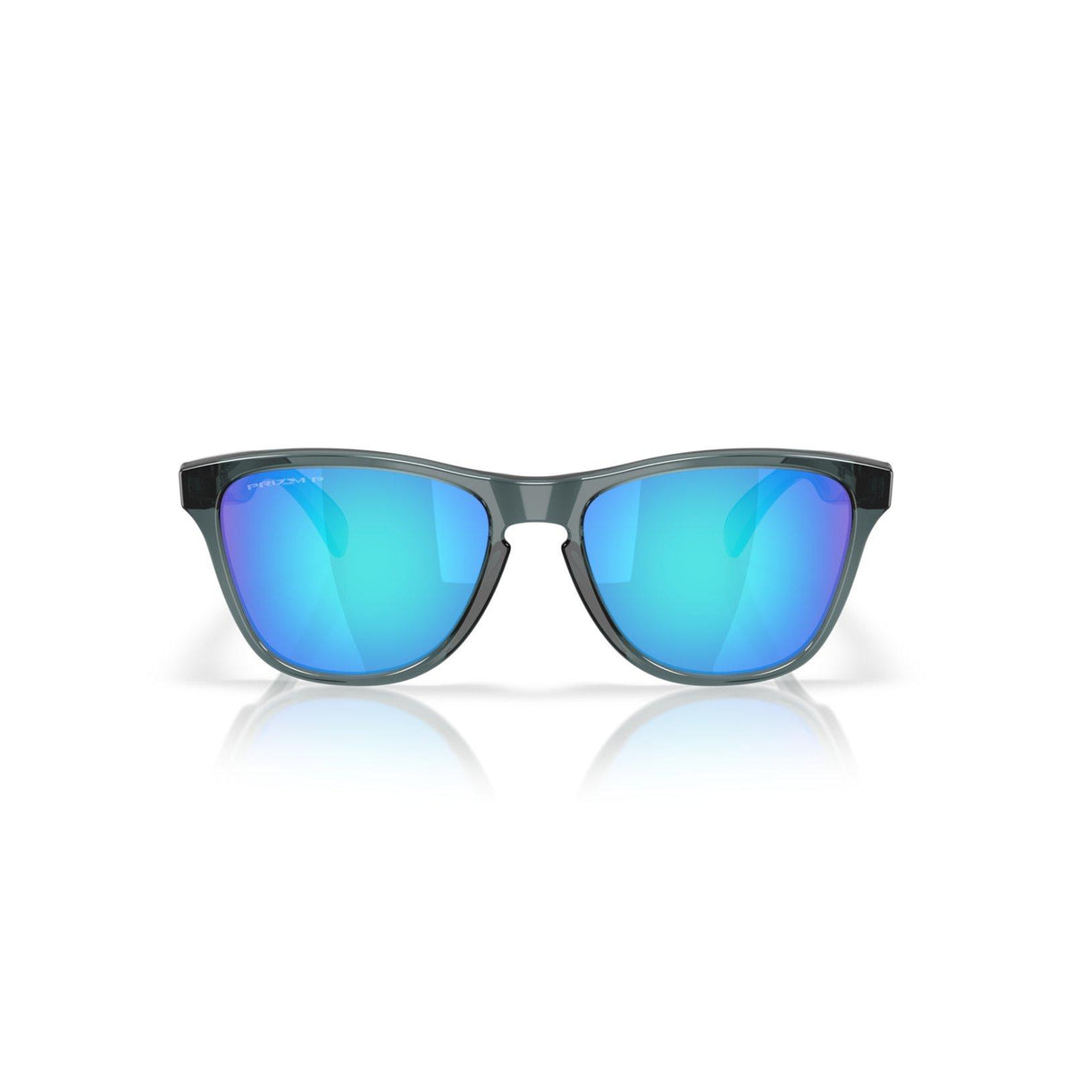 Oakley Frogskins S Sunglasses - Crystal Black/Prizm Sapphire Polarized