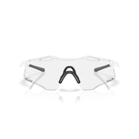 Oakley Cybr Zero Sunglasses - Matte White/Clear to Black Iridium Photochromic