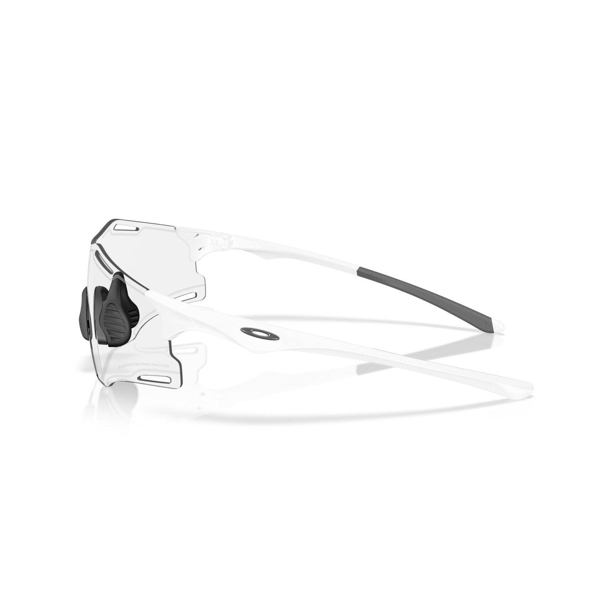 Oakley Cybr Zero Sunglasses - Matte White/Clear to Black Iridium Photochromic