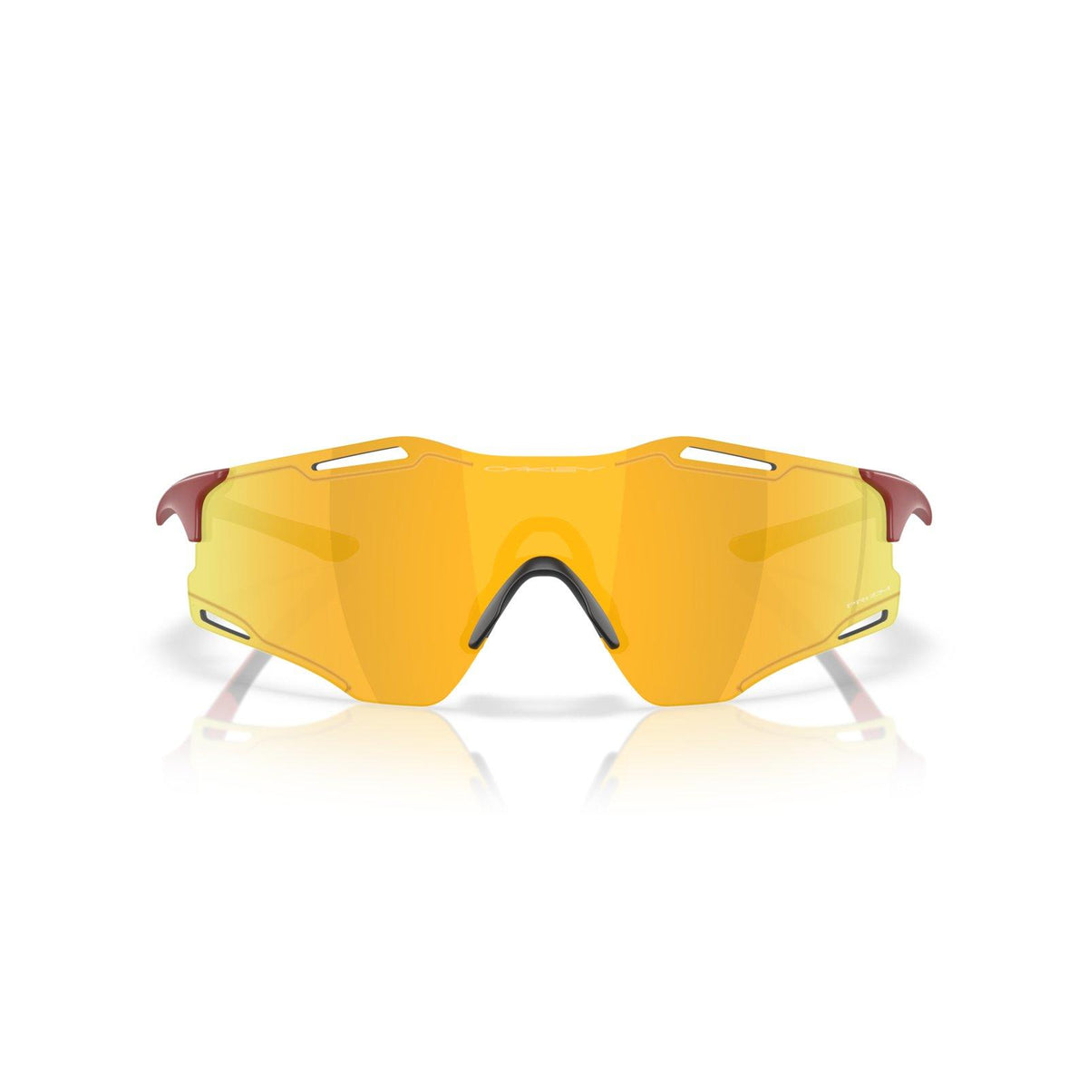 Oakley Cybr Zero Sunglasses - Matte Iron Red/Prizm 24K