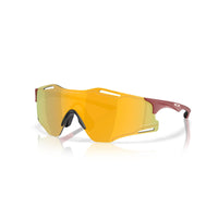 Oakley Cybr Zero Sunglasses - Matte Iron Red/Prizm 24K