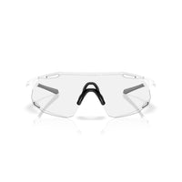 Oakley Cybr Dyno Sunglasses - Matte White/Clear to Black Iridium Photochromic