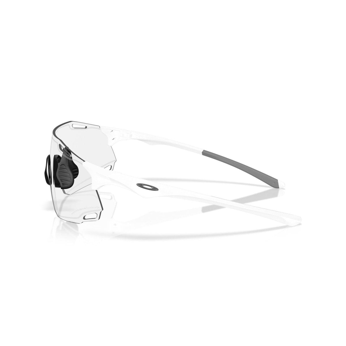 Oakley Cybr Dyno Sunglasses - Matte White/Clear to Black Iridium Photochromic