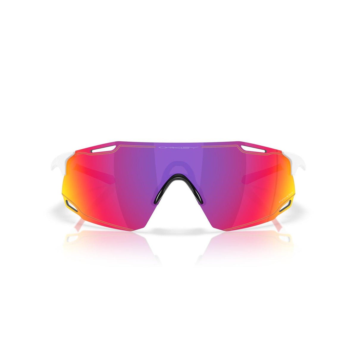 Oakley Cybr Dyno Sunglasses - Polished White/Prizm Road
