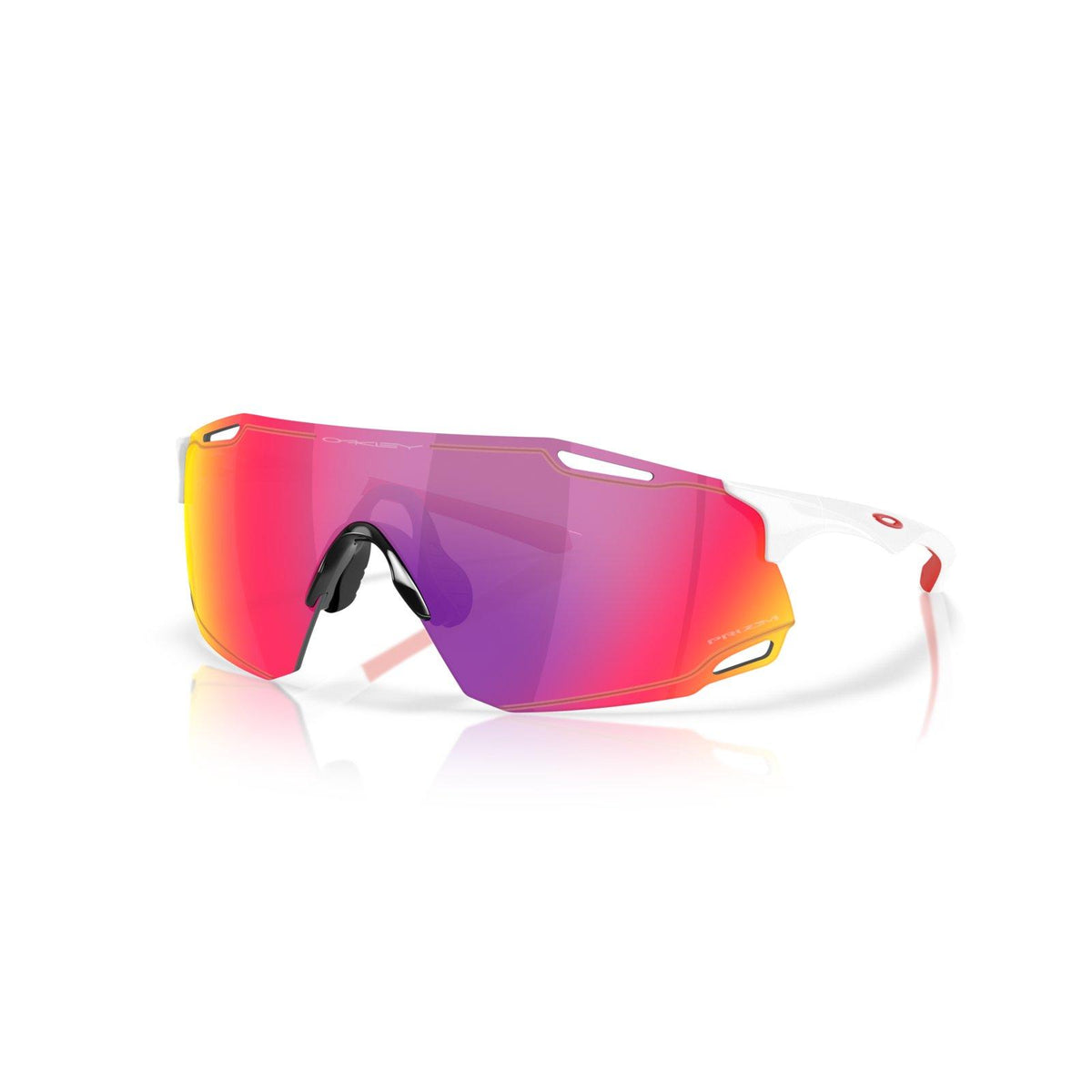 Oakley Cybr Dyno Sunglasses - Polished White/Prizm Road