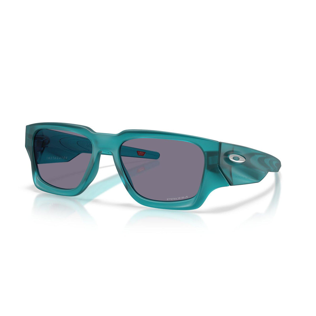 Oakley Instagator Sunglasses - Matte Transparent Artic Surf/Prizm Grey