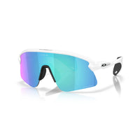 Oakley Stunt Devil S Sunglasses - Matte White/Prizm Sapphire