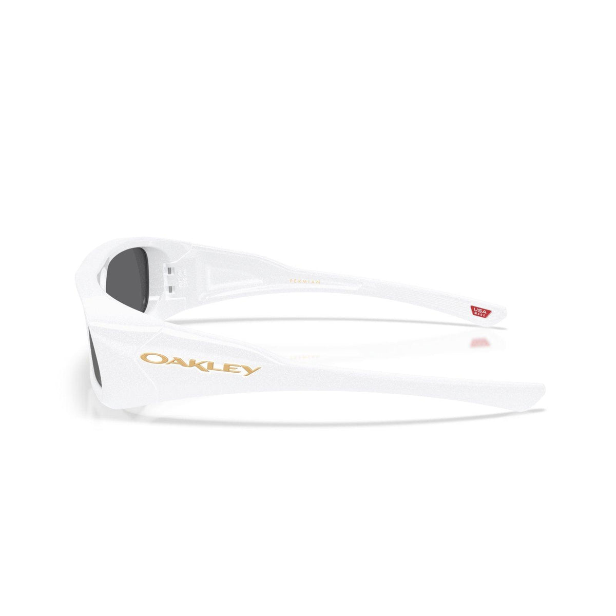 Oakley Permian Sunglasses - Pearlized White/Prizm Black