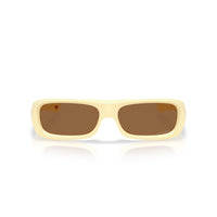 Oakley Permian Sunglasses - Matte Yellow Milkshake/Prizm Bronze