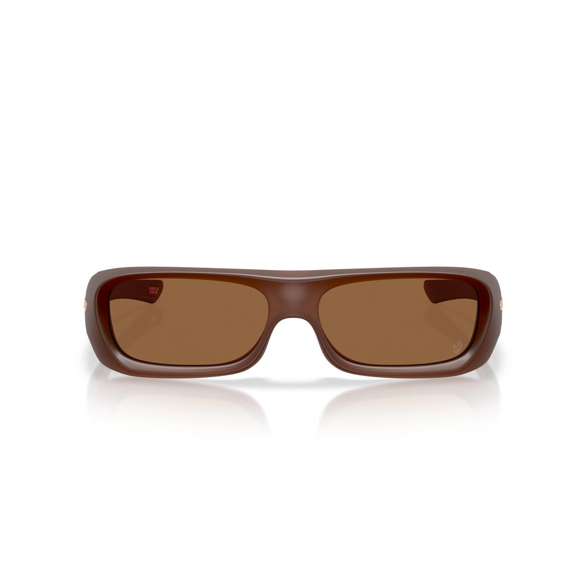 Oakley Permian Sunglasses - Matte Transparent Mahogany/Prizm Bronze Gradient