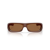 Oakley Permian Sunglasses - Matte Transparent Mahogany/Prizm Bronze Gradient