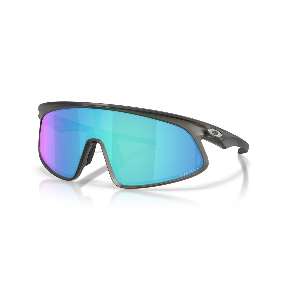 Oakley RSLV 141 Sunglasses - Matte Grey Smoke/Prizm Sapphire