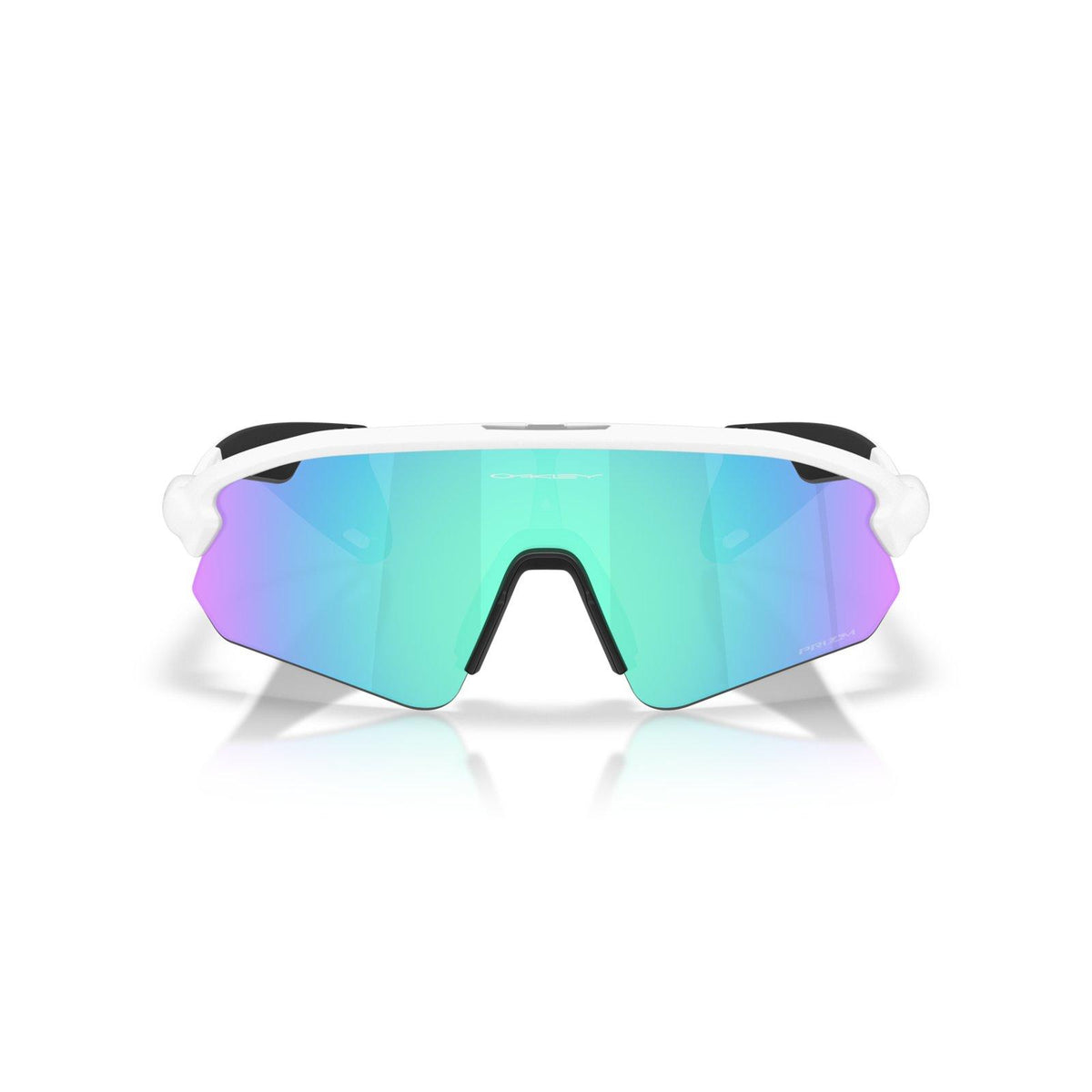 Oakley Stunt Devil (Low Bridge Fit) Sunglasses - Matte White/Prizm Sapphire