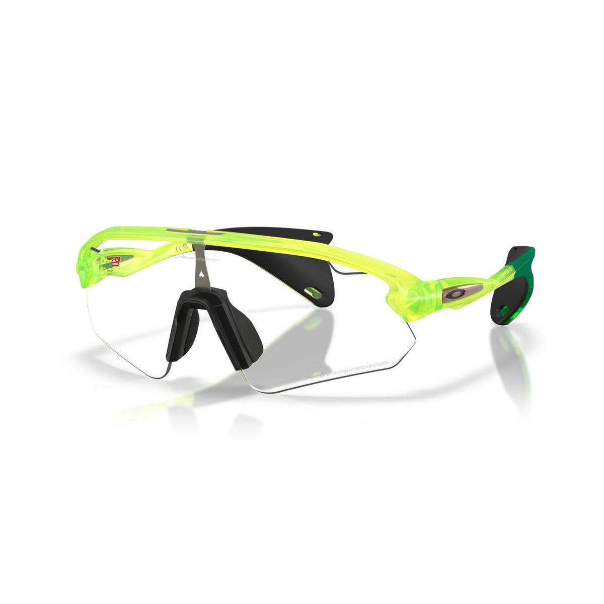 Oakley Stunt Devil (Low Bridge Fit) Sunglasses - Matte Uranium/Clear to Black Iridium Photochromic
