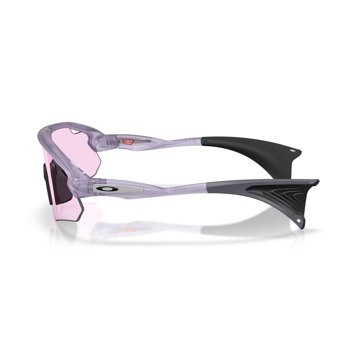 Oakley Stunt Devil (Low Bridge Fit) Sunglasses - Transparent Lilac/Prizm Low Light