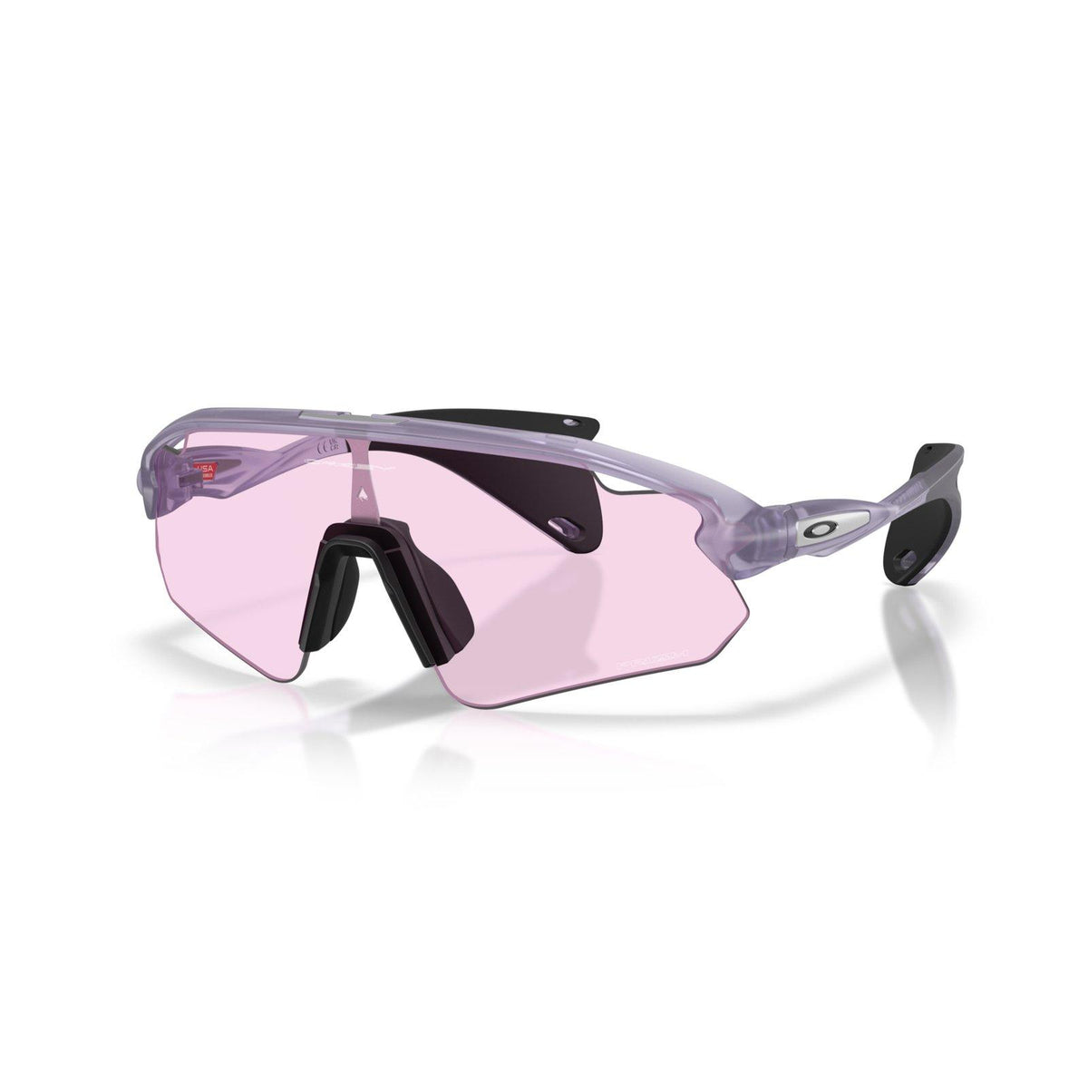 Oakley Stunt Devil (Low Bridge Fit) Sunglasses - Transparent Lilac/Prizm Low Light