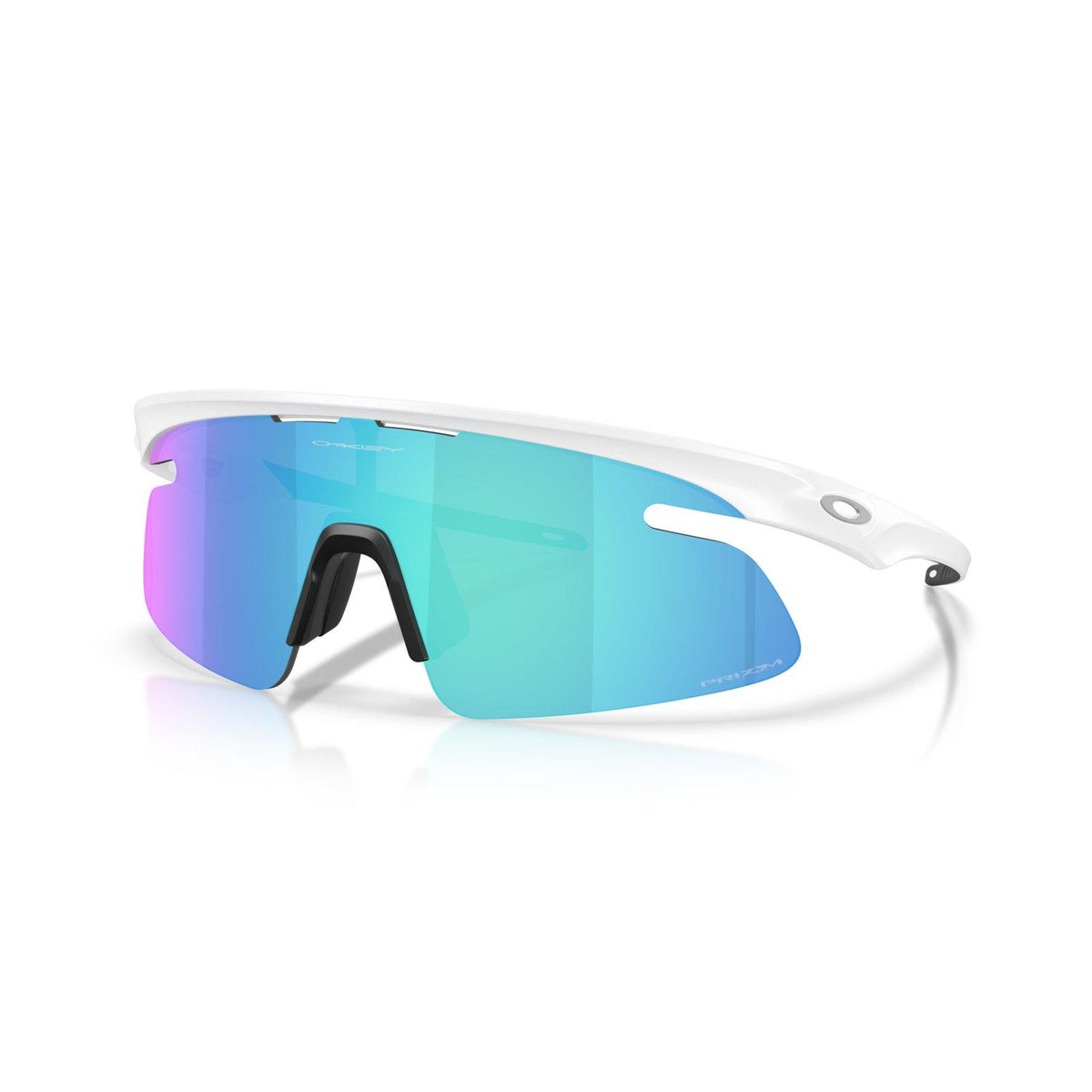 Oakley RSLV Lite Sunglasses - Matte White/Prizm Sapphire