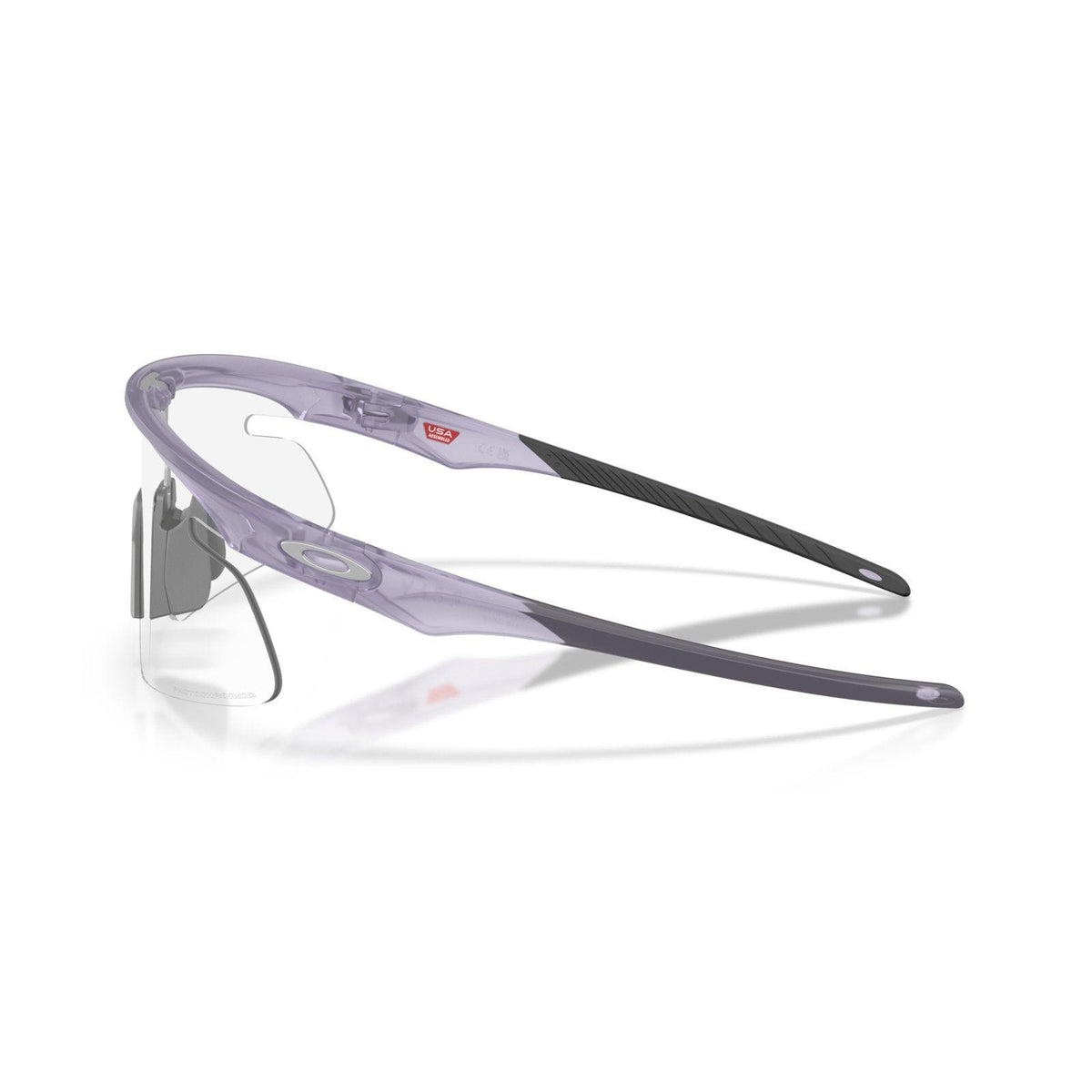 Oakley RSLV Lite Sunglasses - Matte Transparent Lilac/Clear to Black Iridium Photochromic