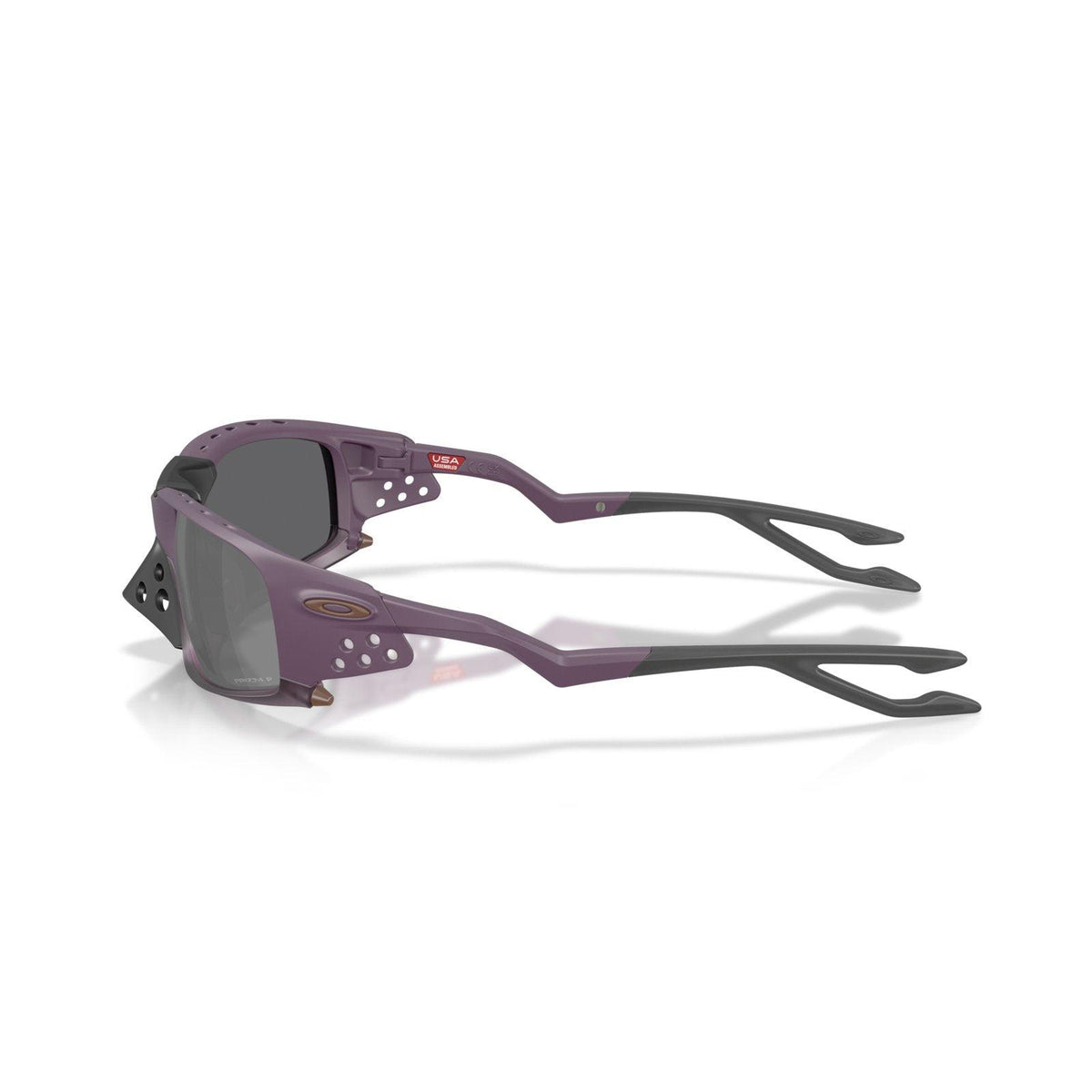 Oakley Plantaris SQ Sunglasses - Matte Aubergine/Prizm Black Polarized
