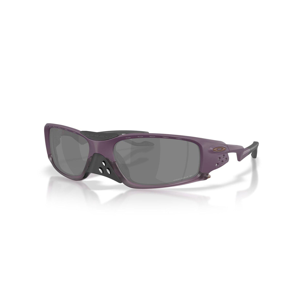 Oakley Plantaris SQ Sunglasses - Matte Aubergine/Prizm Black Polarized