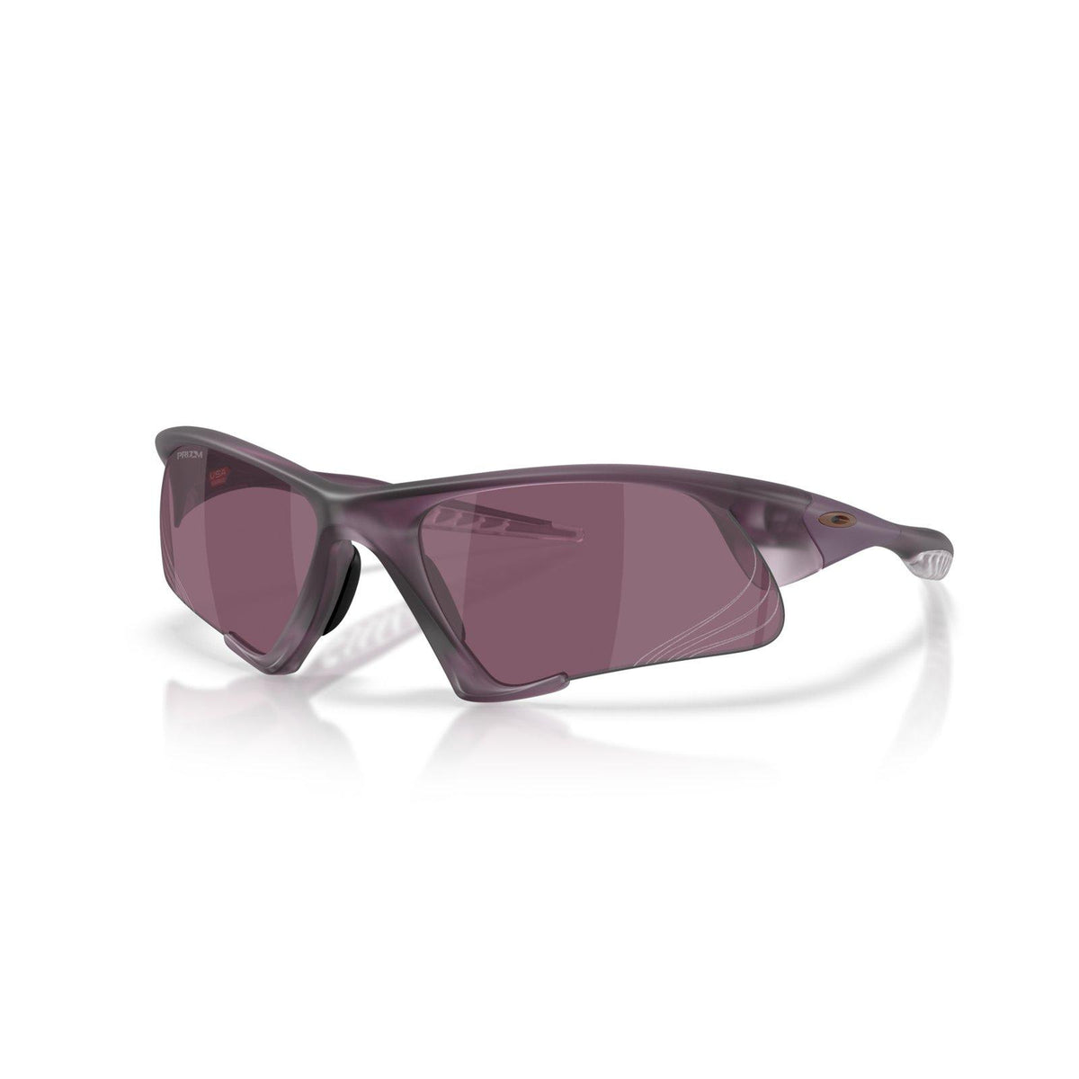 Oakley Suture Jacket Sunglasses - Transparent Aubergine/Prizm Road Black