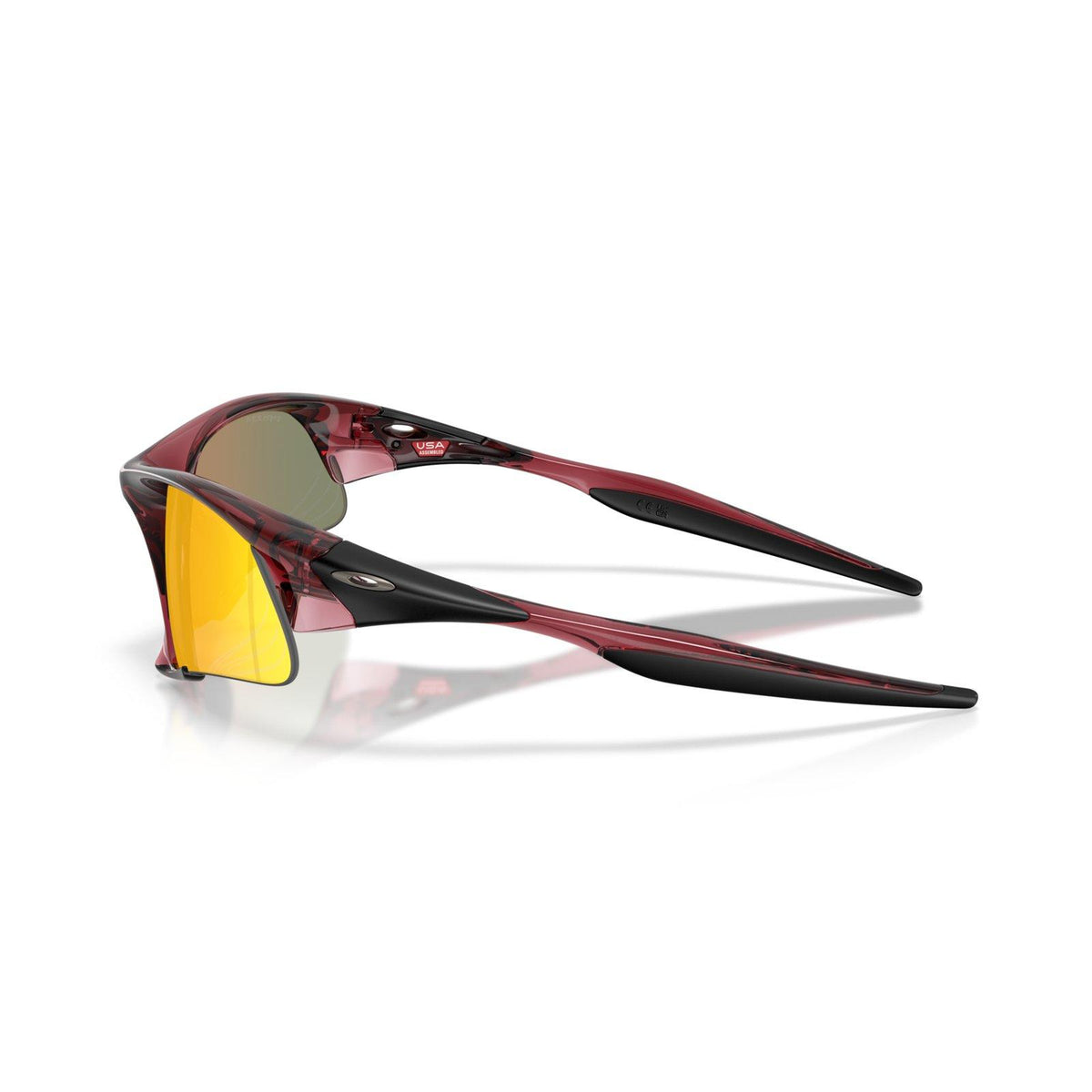 Oakley Suture Jacket Sunglasses - Transparent Iron Red/Prizm Ruby
