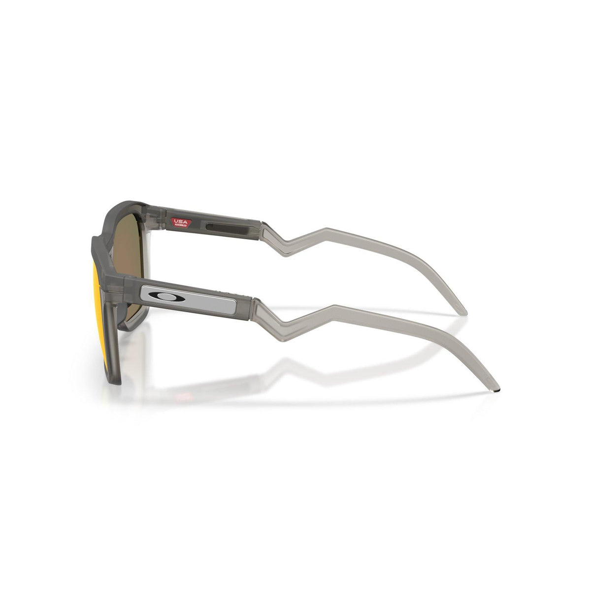 Oakley HSTN SQ Sunglasses - Matte Grey Smoke/Prizm Ruby