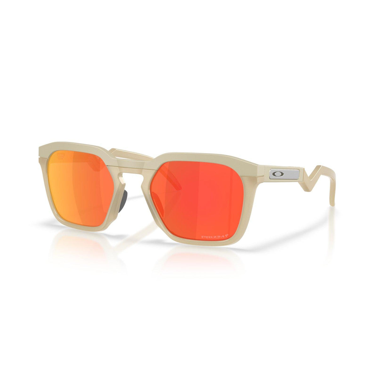 Oakley HSTN SQ Sunglasses - Matte Sand/Prizm Ruby Polarized