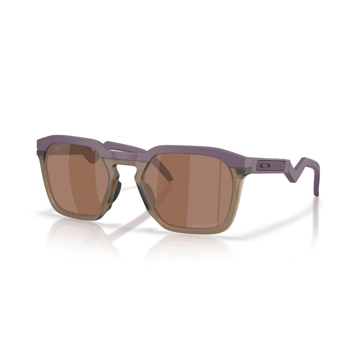 Oakley HSTN SQ Sunglasses - Matte Aubergine/Prizm Tungsten Polarized