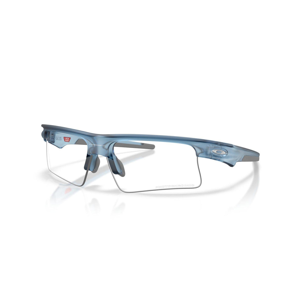 Oakley Bisphaera Speed Sunglasses - Matte Trans Stonewash/Clear to Black Iridium Photochromic