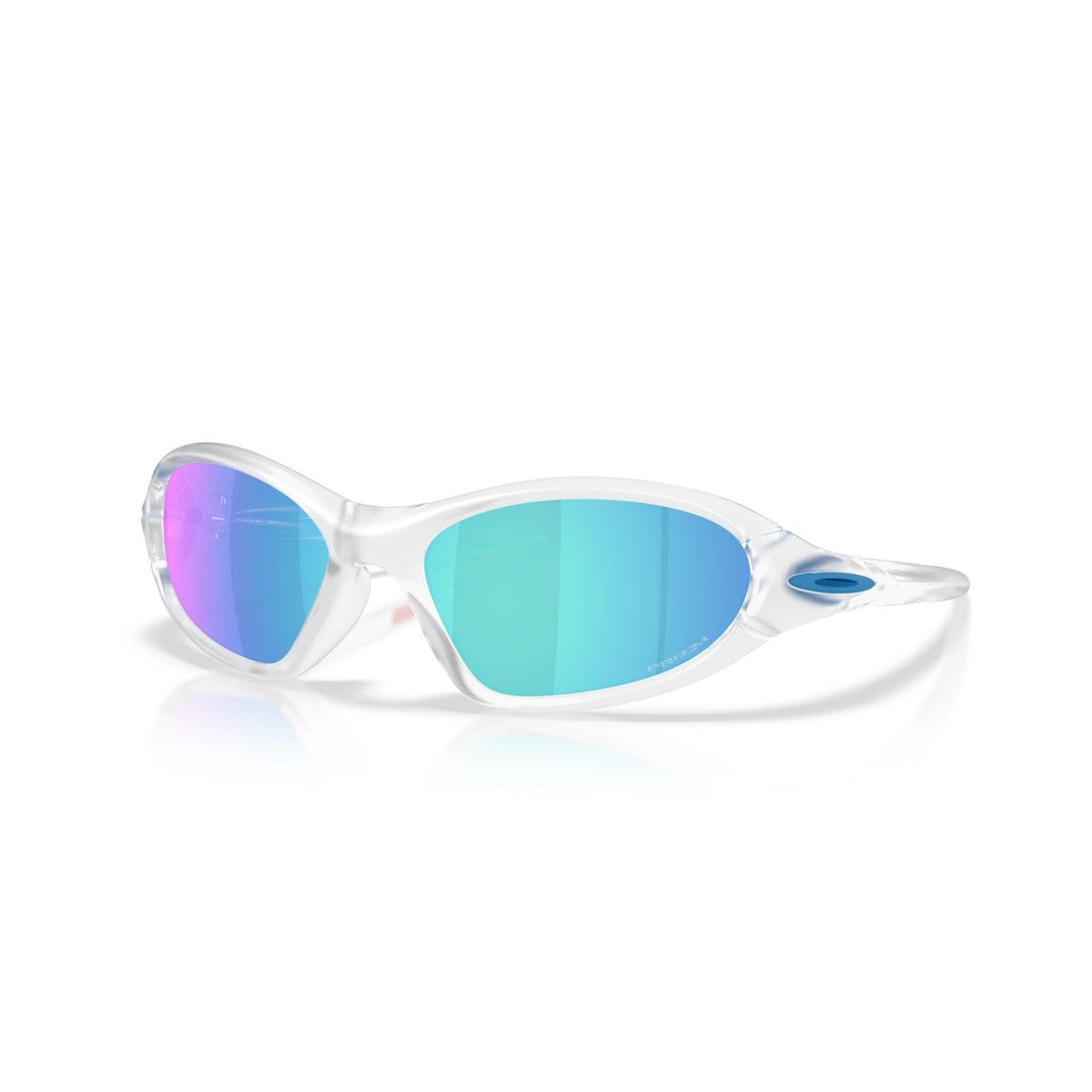 Oakley Portal Jacket Sunglasses - Matte Clear/Prizm Sapphire