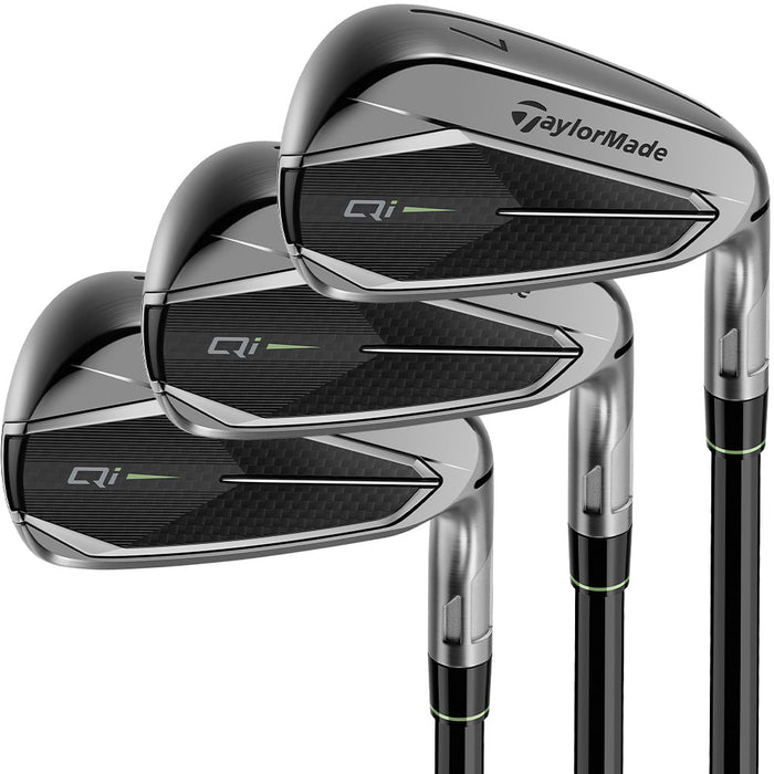 TaylorMade Qi Iron set - 5-PW/AW - RH - Gunmetal - Demo Used