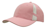 Custom Logo Headwear Canada Brushed Heavy Cotton with Crown Inserts & Contrasting Peak Under & Strap