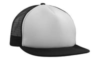 Custom Logo Headwear Canada Trucker Mesh Cap With Flat Peak