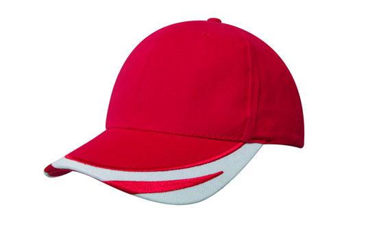 Custom Logo Headwear Canada Brushed Heavy Cotton with Peak Trim Embroidered