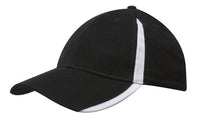 Custom Logo Headwear Canada Brushed Heavy Cotton with Inserts on the Peak & Crown