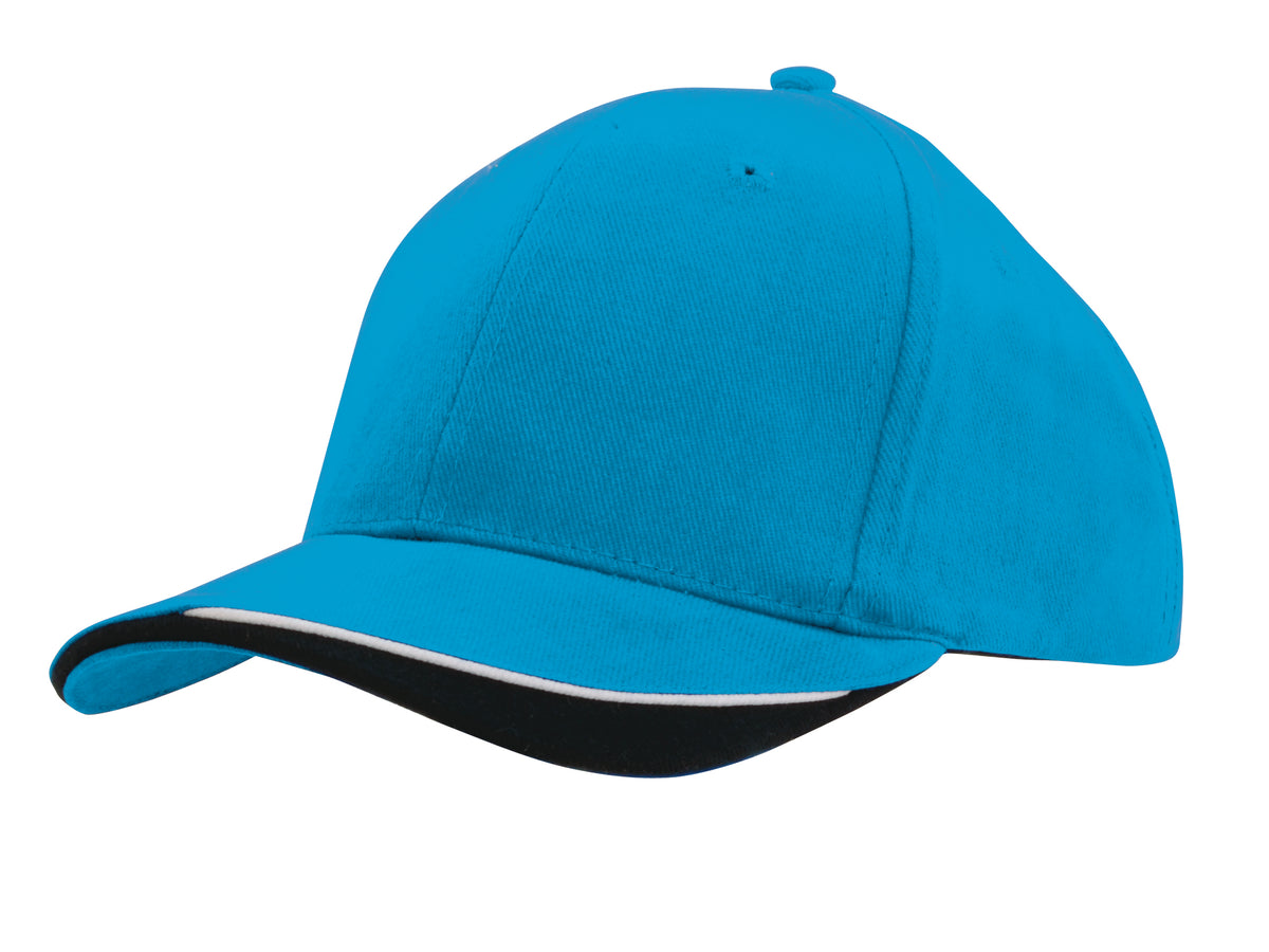 Custom Logo Headwear Canada Brushed Heavy Cotton with Indented Peak