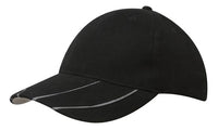 Custom Logo Headwear Canada Brushed Heavy Cotton with Hi-Vis Laminated Two-Tone Peak