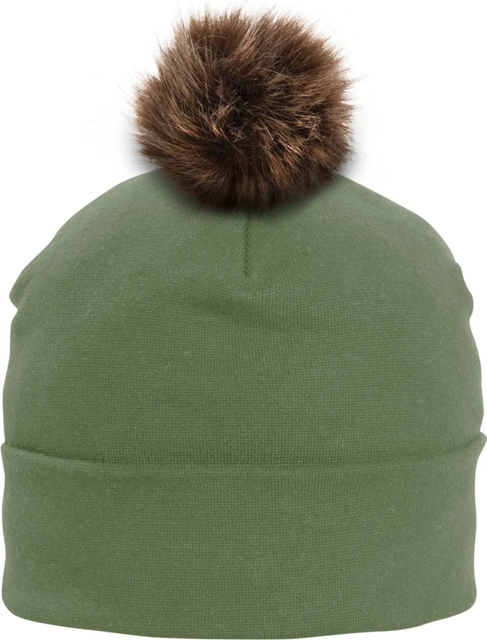 Custom Logo Ethica Pom Pom Beanie