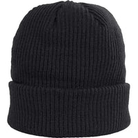 Custom Logo Initial Ribbed Beanie