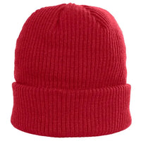 Custom Logo Initial Ribbed Beanie