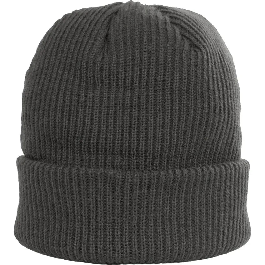 Custom Logo Initial Ribbed Beanie
