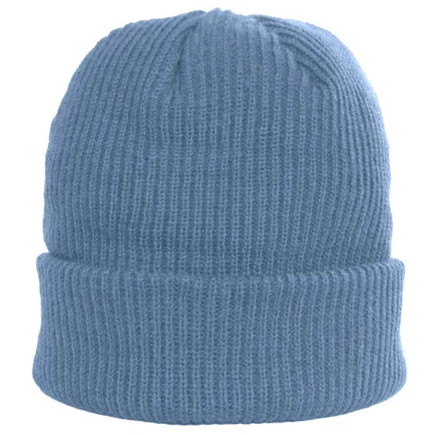 Custom Logo Initial Ribbed Beanie
